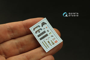 Quinta Studio QD72093 Ta 152C/H 3D-Printed &amp;amp; coloured Interior on decal paper (Dragon) 1/72 – zdjęcie 4