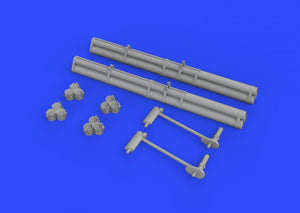 Eduard 648337 P-51D bazooka rocket launchers AIRFIX 1/48 – zdjęcie 3