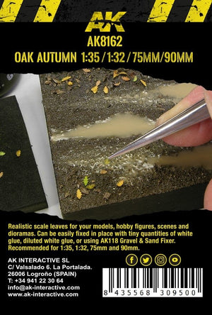 AK Interactive AK8162 OAK AUTUMN LEAVES 75MM / 90MM 1/32 1/35 – zdjęcie 3