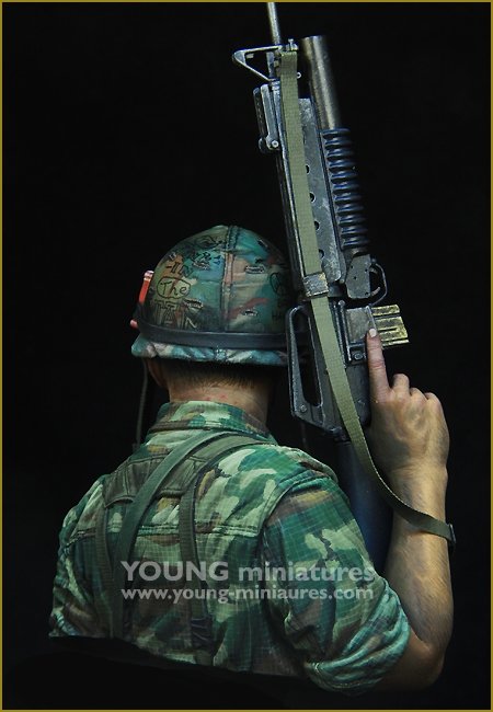 Young Miniatures YM1866 US 1st Cavalry Div Vietnam 1970 1/10 – zdjęcie 5