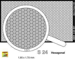 Aber S-24 Net with hexagonal mesh 1,85 x 1,7 mm – zdjęcie 2