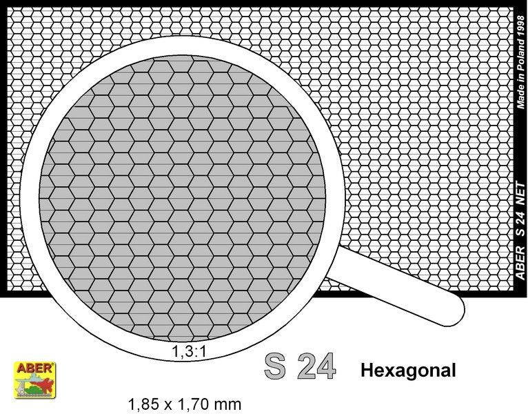 Aber S-24 Net with hexagonal mesh 1,85 x 1,7 mm – zdjęcie 2