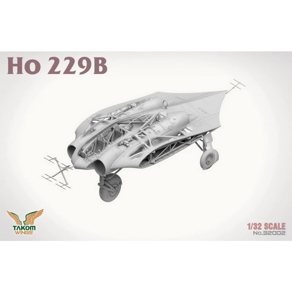 Takom 32001W Ho 229 Box - Ho 229A + Ho 229B + Ho 229 Pilot (Limited Edition) 1/32 – zdjęcie 10