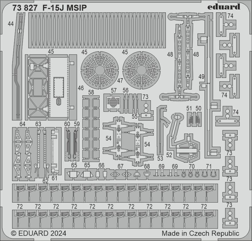 Eduard 73827 F-15J MSIP FINE MOLDS 1/72 – zdjęcie 2