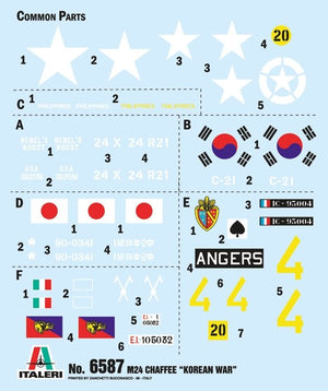 Italeri 6587 M24 Chaffee Korean War 1/35 – immagine 2