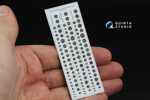 Quinta Studio QD32251 British WWII Cockpit instrument gauges 3D-Printed &amp;amp; coloured Interior on decal paper (All Kits) 1/32 – zdjęcie 2