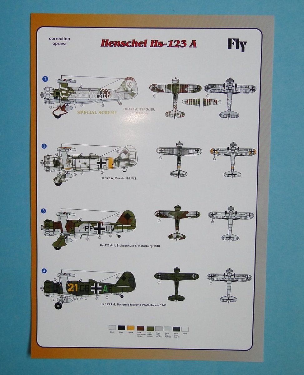 Fly 72008 Henschel Hs-123 A 1/72 – zdjęcie 5