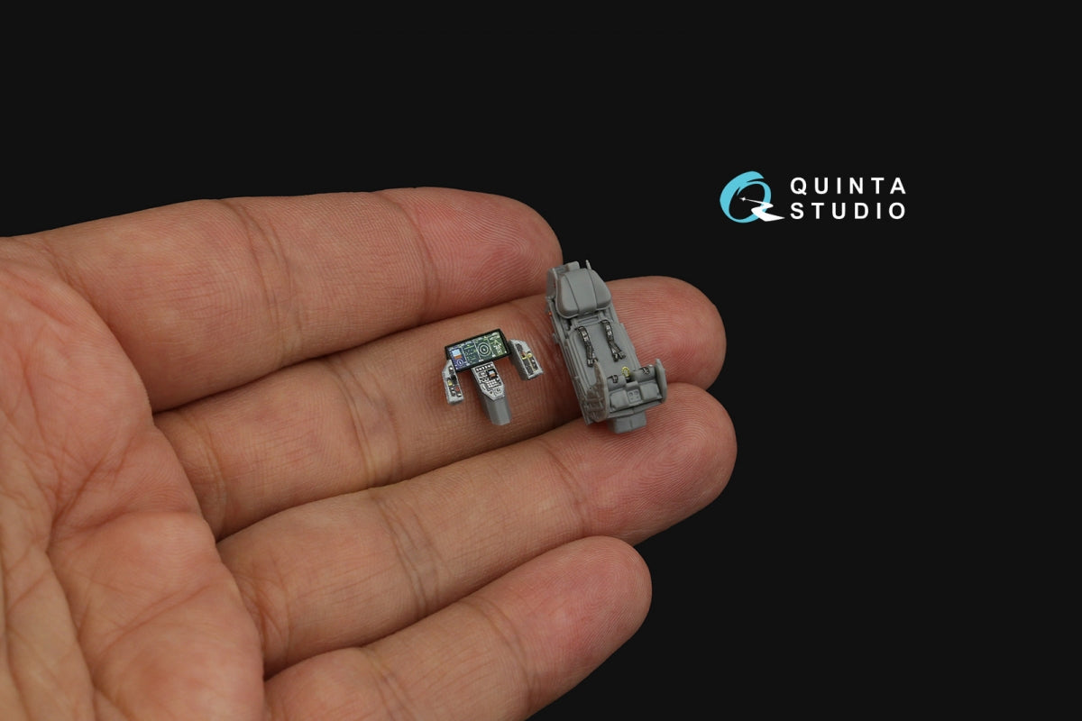Quinta Studio QD72051 F-35A Lighting II 3D-Printed &amp;amp; colored Interior on decal paper (Tamiya) 1/72 – image 3