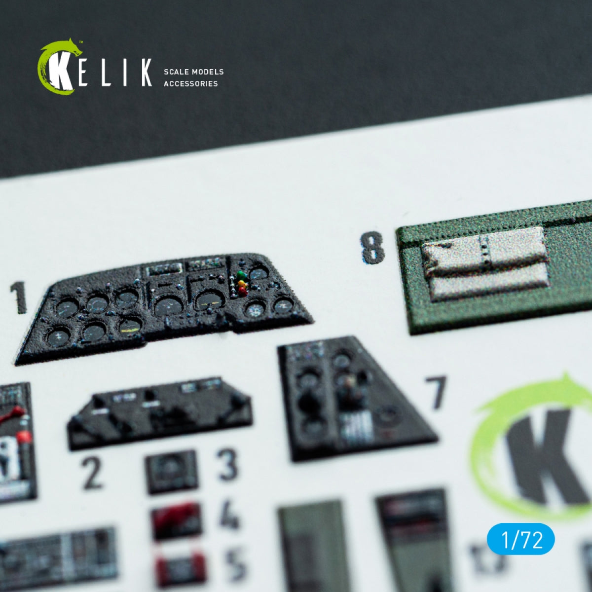 Kelik K72137 TBM-3 Avenger - interior 3D decals for HobbyBoss kit 1/72