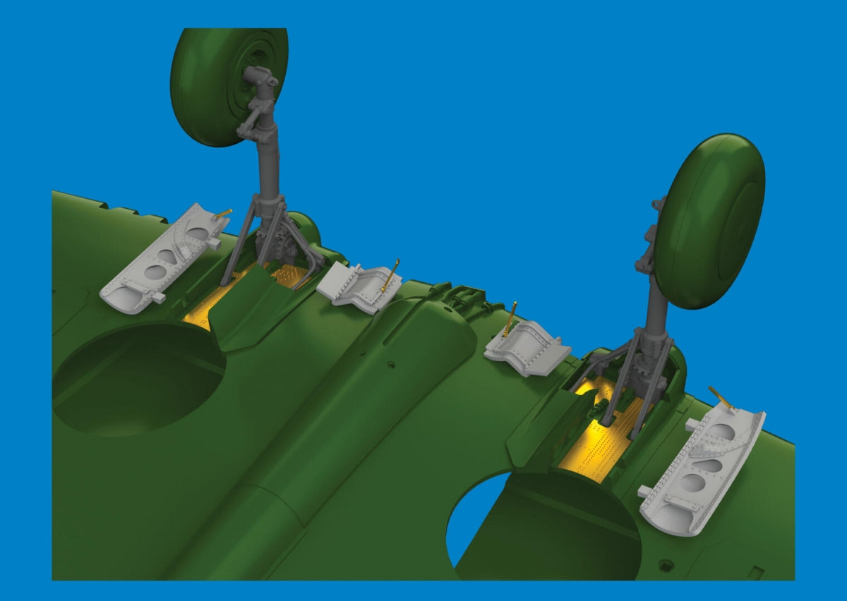 Eduard 6481074 P-40E undercarriage legs PRINT EDUARD 1/48 – zdjęcie 3