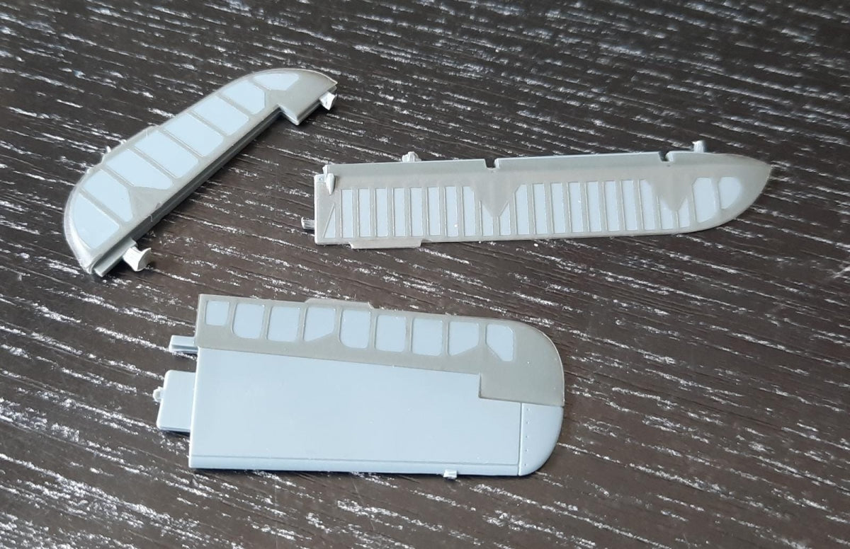 Omask 64010 Bf Fw 190 D masks for control surfaces (for Eduard) 1/48 – zdjęcie 2