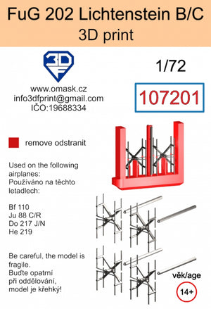 Omask 107201 FuG 202 Lichtenstein B/C (3D print) 1/72 – zdjęcie 2