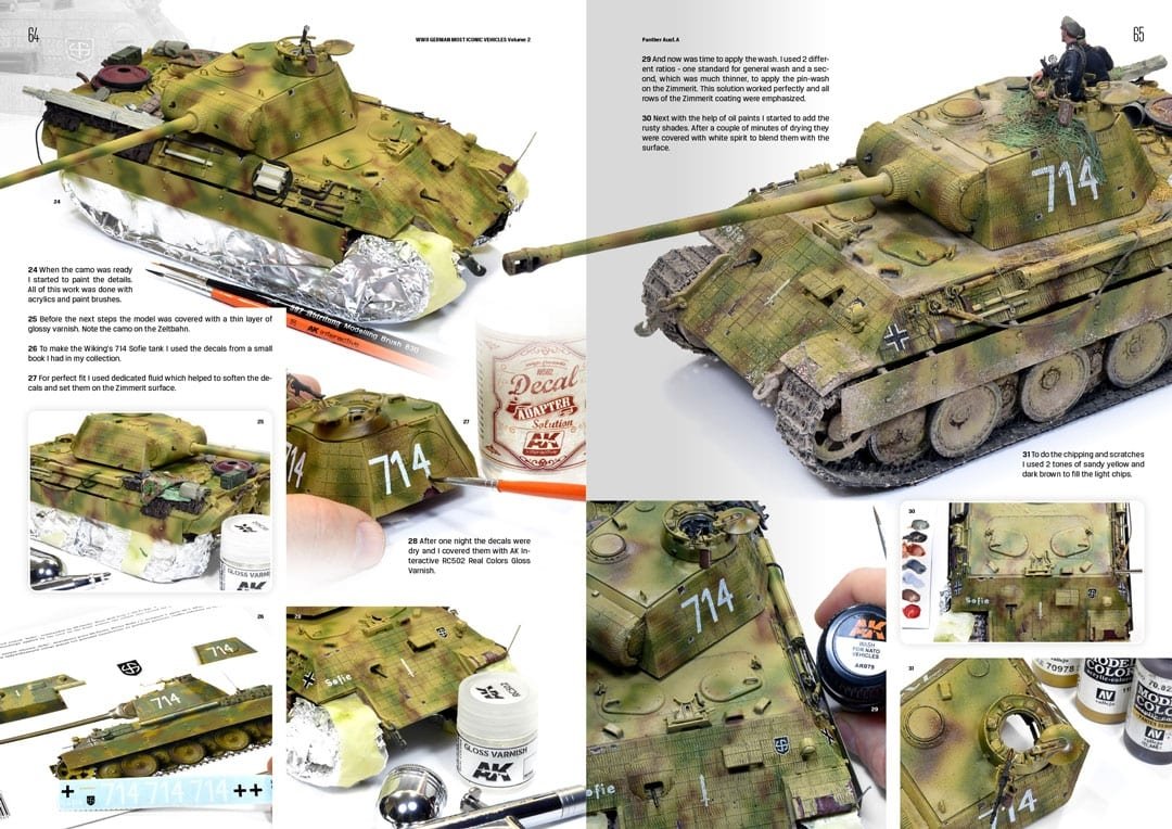 AK Interactive 516 WWII GERMAN MOST ICONIC SS VEHICLES. VOLUME 2 – zdjęcie 6