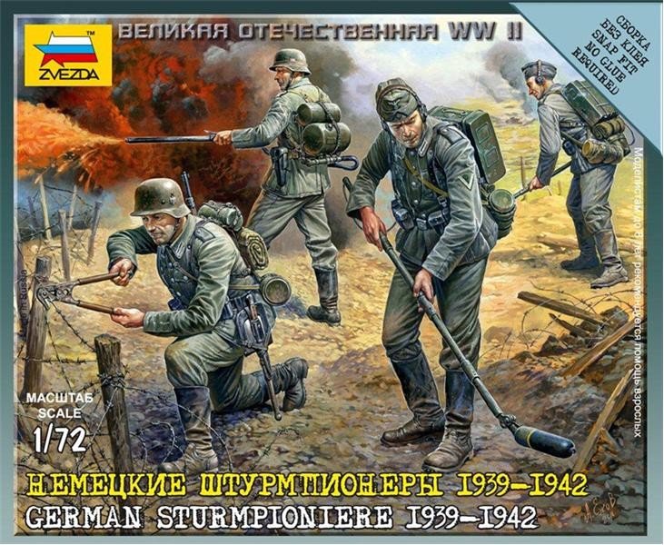 Zvezda 6110 German IIWW Sturmpioniere 1/72