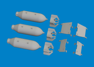 Eduard 6481079 P-40 500lb M64 US bombs EDUARD 1/48 – image 3