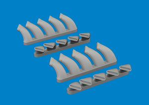 Eduard 6481073 Mosquito exhaust stacks PRINT TAMIYA 1/48 – zdjęcie 2