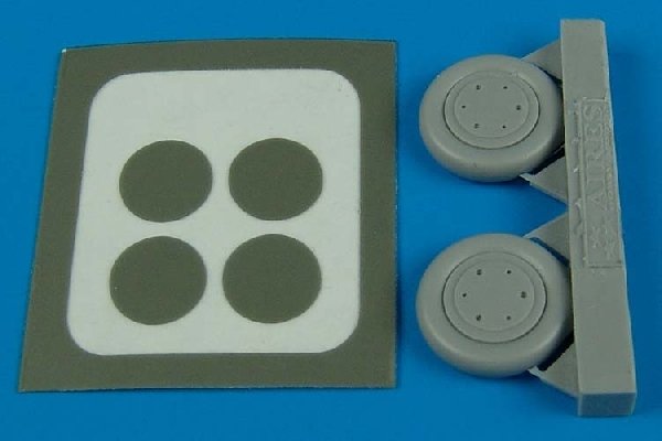 Aires 7244 F-8 Crusader wheels & paint masks 1/72