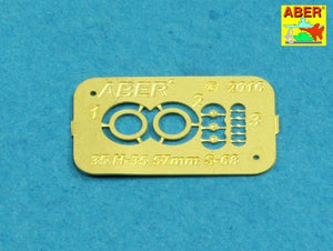 Aber 35L-205 Armament for Soviet SPAAG ZSU-57-2 57mm S-68 x2pcs. 1/35 – zdjęcie 6