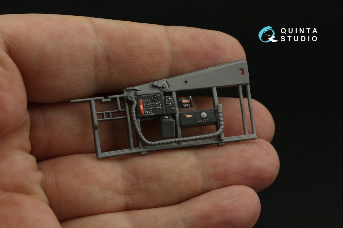 Quinta Studio QDS-32145 P-51D Mustang 3D-Printed &amp;amp; colored Interior on decal paper (Zoukei-Mura SWS) (Small version) 1/32 – image 4