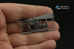 Quinta Studio QDS-32145 P-51D Mustang 3D-Printed &amp;amp; colored Interior on decal paper (Zoukei-Mura SWS) (Small version) 1/32 – image 4