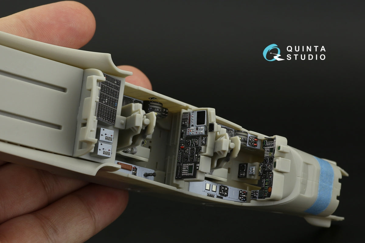 Quinta Studio QD32079 OV-10D 3D-Printed &amp;amp; coloured Interior on decal paper (KittyHawk) 1/32 – immagine 13