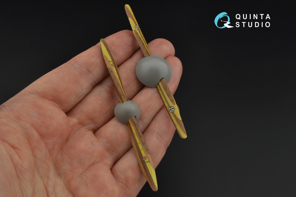 Quinta Studio QP32005 Wooden propellers Axial Wolff (Roden) 1/32 – zdjęcie 2