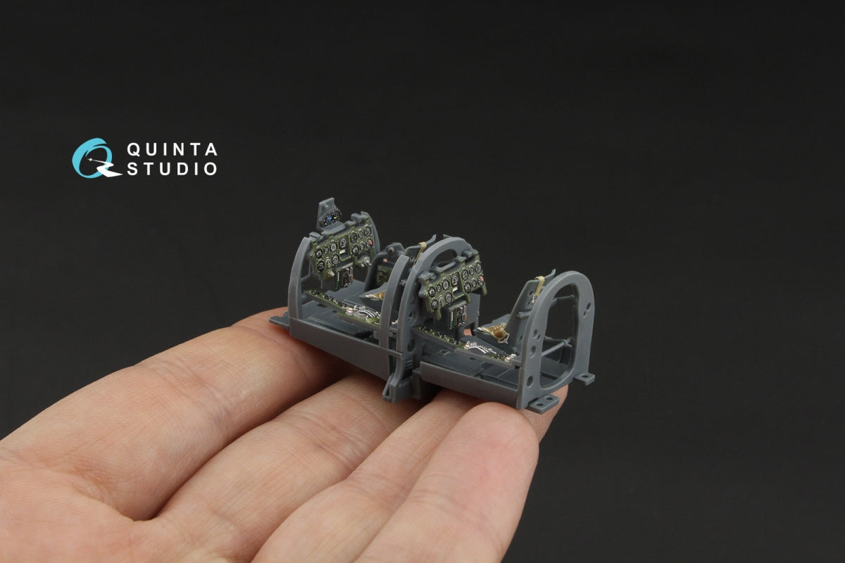 Quinta Studio QD48611 A6M2-K Zero 3D-Printed &amp;amp; coloured Interior on decal paper (Eduard) 1/48 – imagen 8