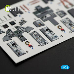 KELIK K72021 TORNADO F MK.3 &amp;quot;FIREBIRD&amp;quot; INTERIOR 3D DECALS FOR HASEGAWA 1/72 – zdjęcie 3