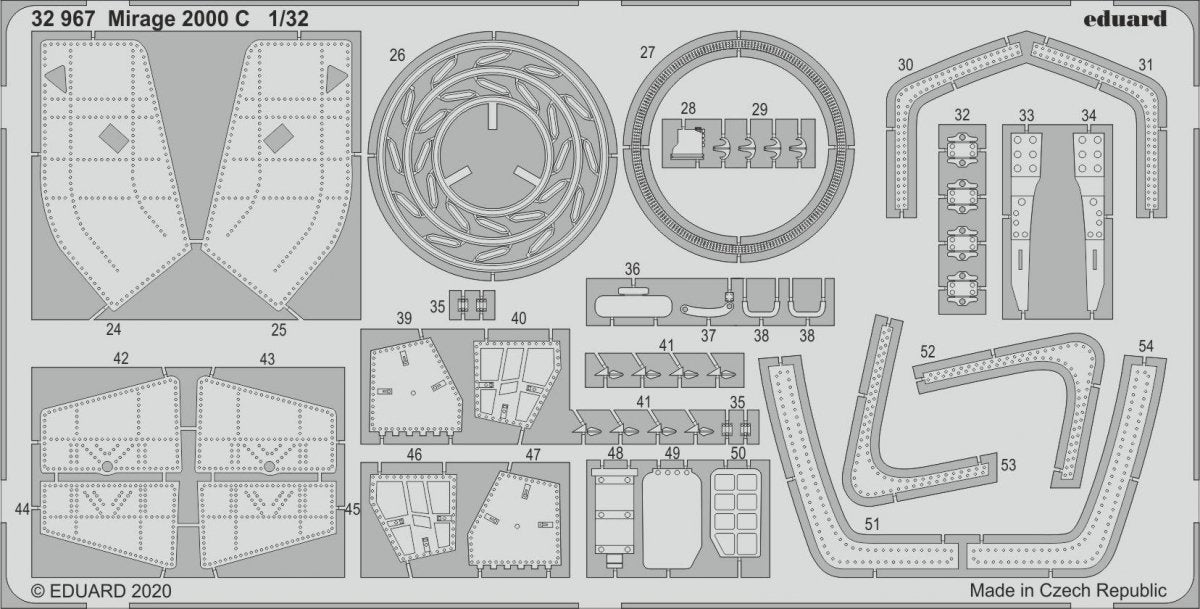 Eduard 32967 Mirage 2000 C for KITTY HAWK 1/32 – image 2
