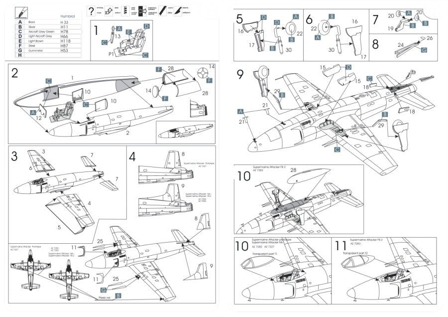 AZ Model AZ7327 Attacker Prototype 1/72 – zdjęcie 4