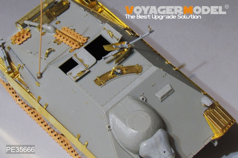 Voyager Model PE35666B WWII German Hetzer Tank Destroyer (includes a metal barrel) For DRAGON 6030 1/35 – image 6
