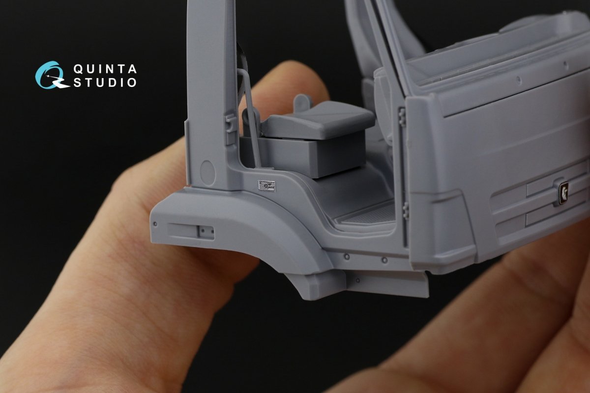 Quinta Studio QD35053 KAMAZ 65115 Dump truck 3D-Printed &amp;amp; colored Interior on decal paper (Zvezda) 1/35 – image 5