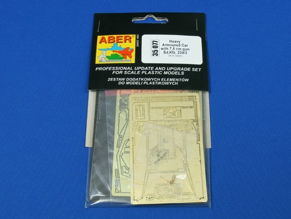 Aber 35077 Sd.Kfz. 234/3 ( ciezki samochod pancerny z działem 7,5 cm ) (ITA) 1/35 – zdjęcie 3