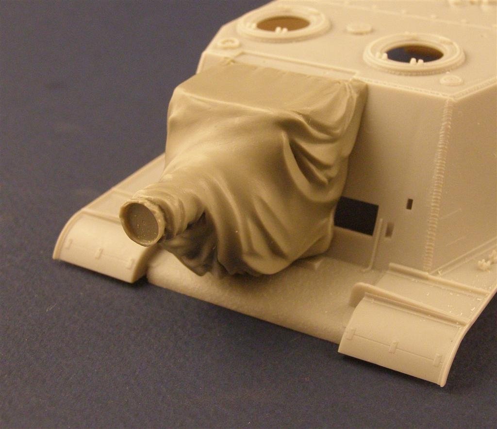 Panzer Art RE35-020 JSU 122/152 Mantlet with canvas cover 1/35 – zdjęcie 3