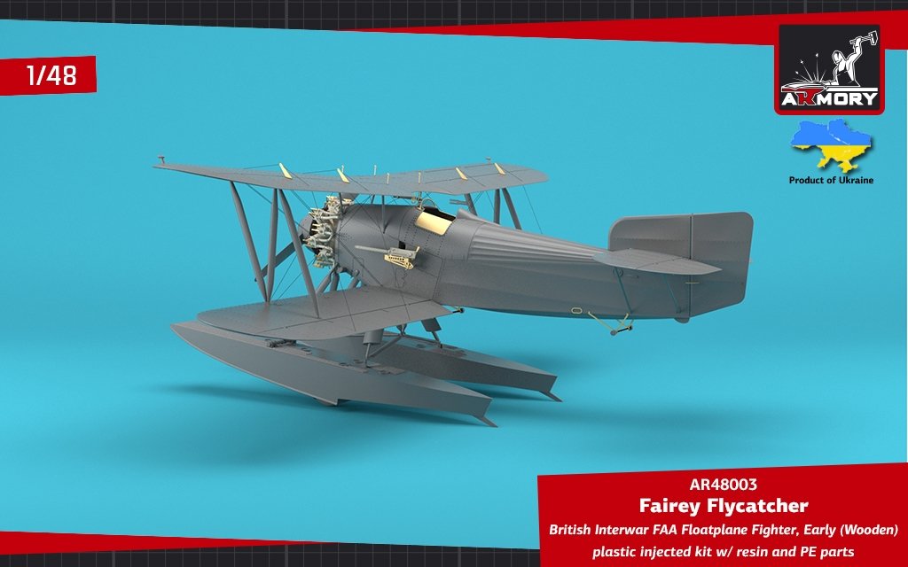 Armory Models 48003 Fairey Flycatcher British FAA Inter-War Floatplane Fighter, on Wooden Floats 1/48 – Bild 12