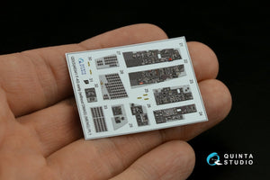 Quinta Studio QD+48341 F-4G early 3D-Printed &amp;amp; coloured Interior on decal paper (Meng) (with 3D-printed resin parts) 1/48 – zdjęcie 6