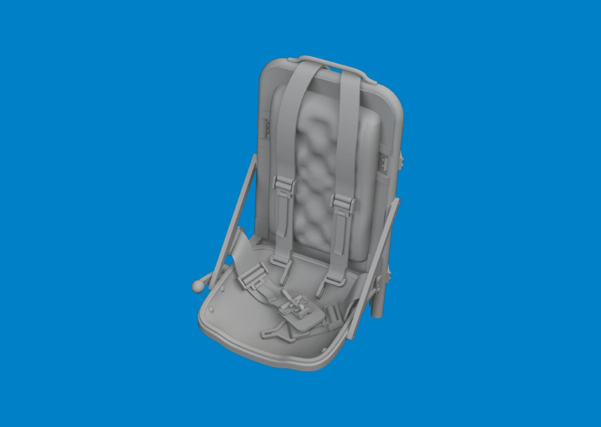 Eduard 6481041 P-51B/ C seat w/ integral belts Type 3 PRINT EDUARD 1/48 – image 3