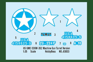 Hobby Boss 83833 US GMC CCKW-352 Machine Gun Turret Version – zdjęcie 4