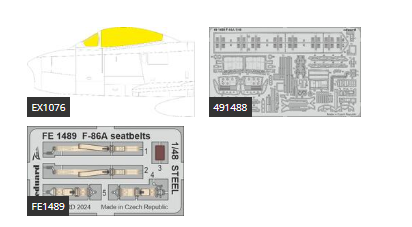 Eduard BIG49439 F-86A CLEAR PROP 1/48 – zdjęcie 2