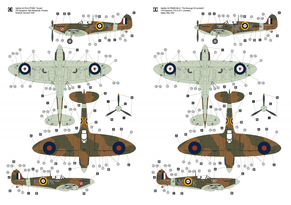 Hobby 2000 32002 Supermarine Spitfire IIA w/Rotol Propeller 1/32 – image 5