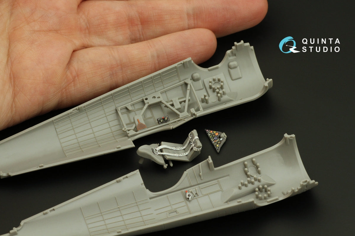 Quinta Studio QD48335 PZL P.11c 3D-Printed &amp;amp; coloured Interior on decal paper (Arma Hobby) 1/48 – zdjęcie 8