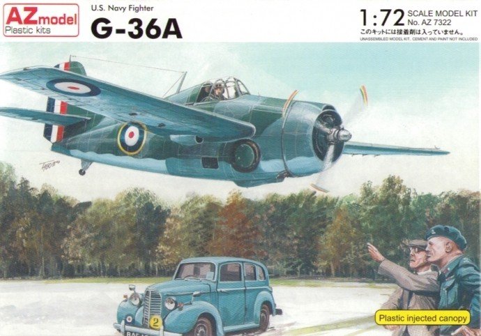 AZ Model AZ7322 Grumman G-36A 1/72