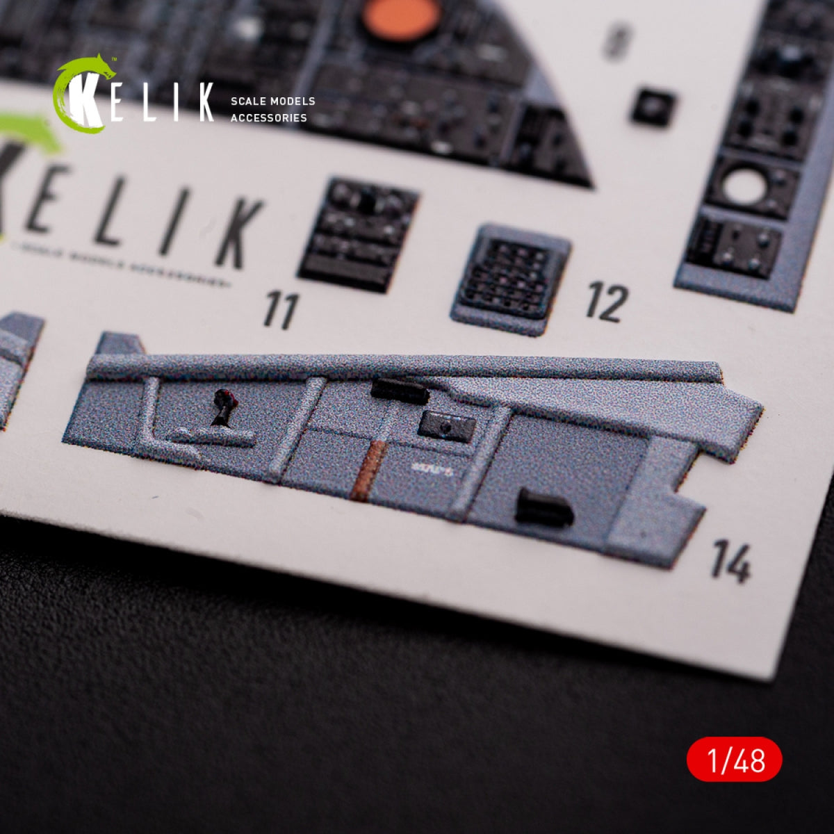 KELIK K48002 F-111 A/E Aardvark interior 3D decals for HobbyBoss kit 1/48 – zdjęcie 9