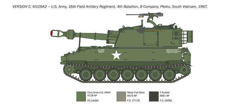 Italeri 6589 M109 A2/A3/G 1/35 – image 4