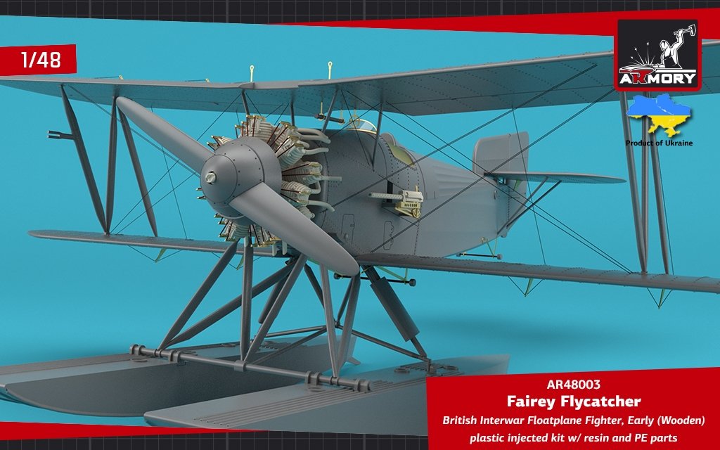 Armory Models 48003 Fairey Flycatcher British FAA Inter-War Floatplane Fighter, on Wooden Floats 1/48 – Bild 17