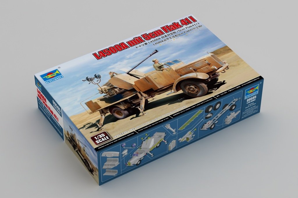 Trumpeter 09595 L4500A with 5cm Flak 41 I 1/35 – image 2