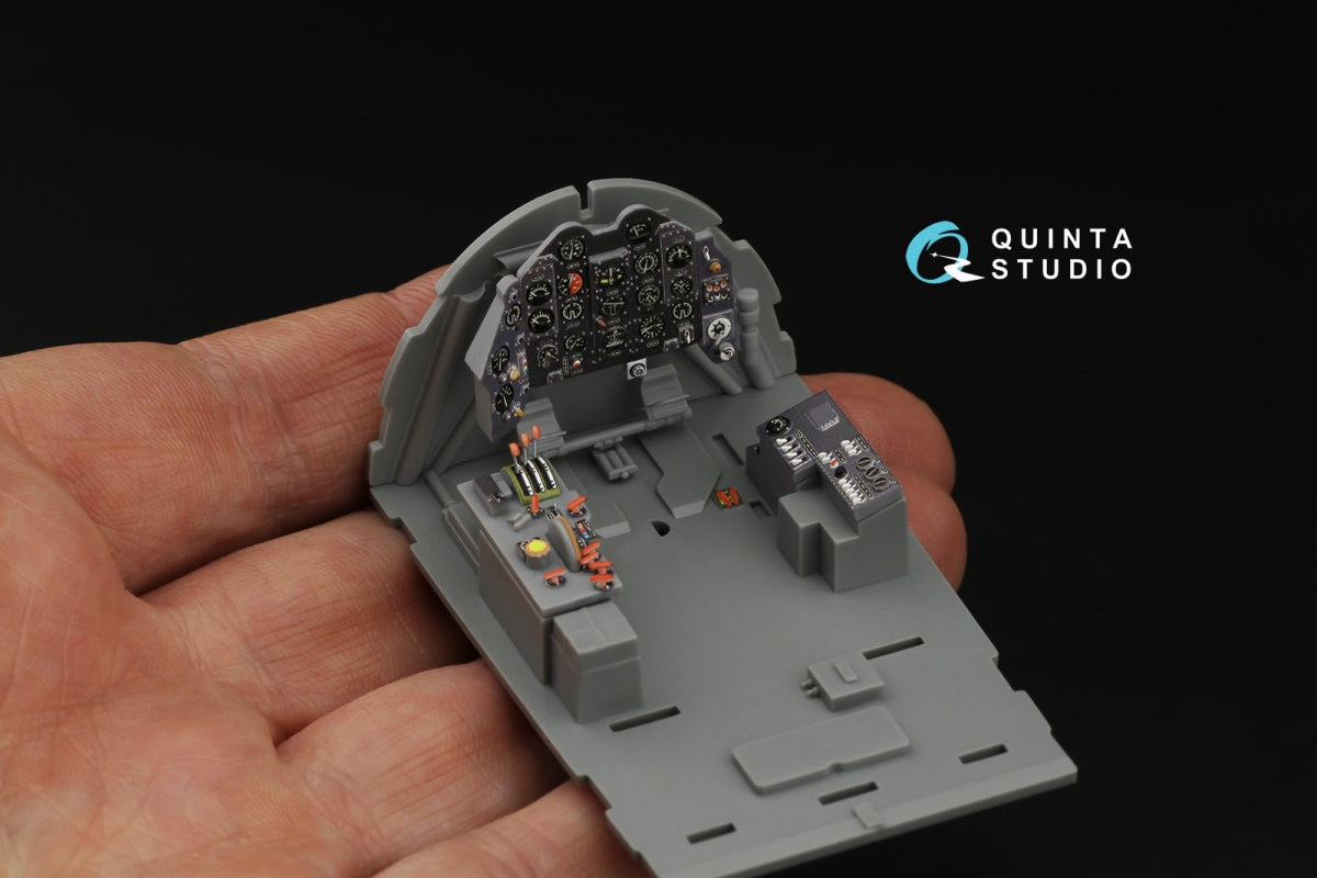 Quinta Studio QD32245 N1K2-J Shidenkai 3D-Printed &amp;amp; colored Interior on decal paper (Hasegawa) 1/32 – image 10