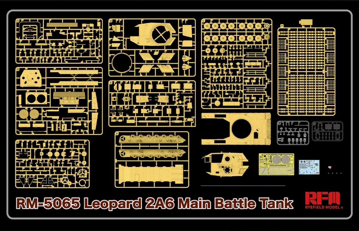 Rye Field Model 5065 Leopard 2A6 Main Battle Tank 1/35 – image 2