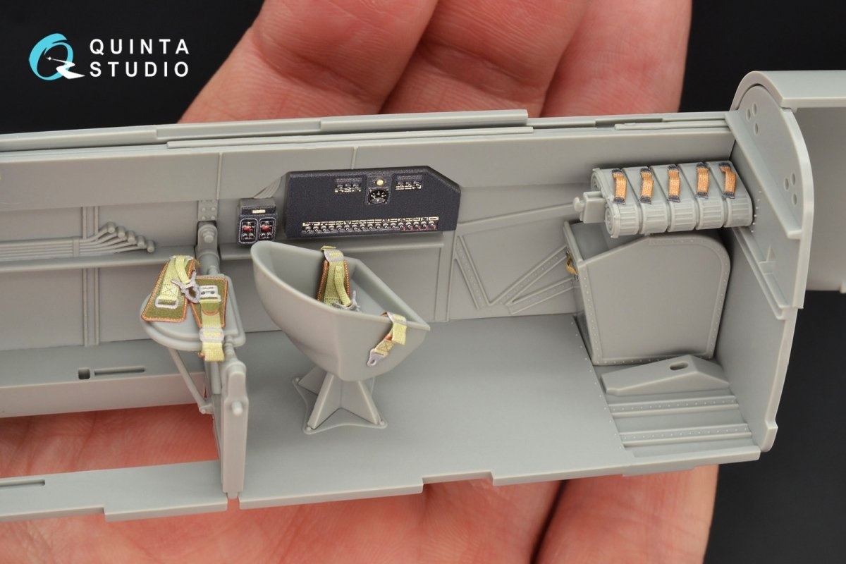 Quinta Studio QD32063 Bf 110C/D 3D-Printed &amp;amp; coloured Interior on decal paper (for Dragon kit) 1/32 – zdjęcie 7