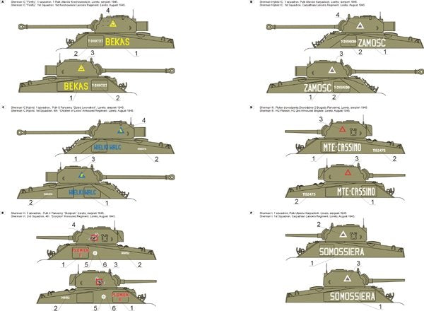ToRo Model 35D30 - Polish Shermans in Italy, 2nd Polish Corps 1945 vol.2 1/35 – zdjęcie 2